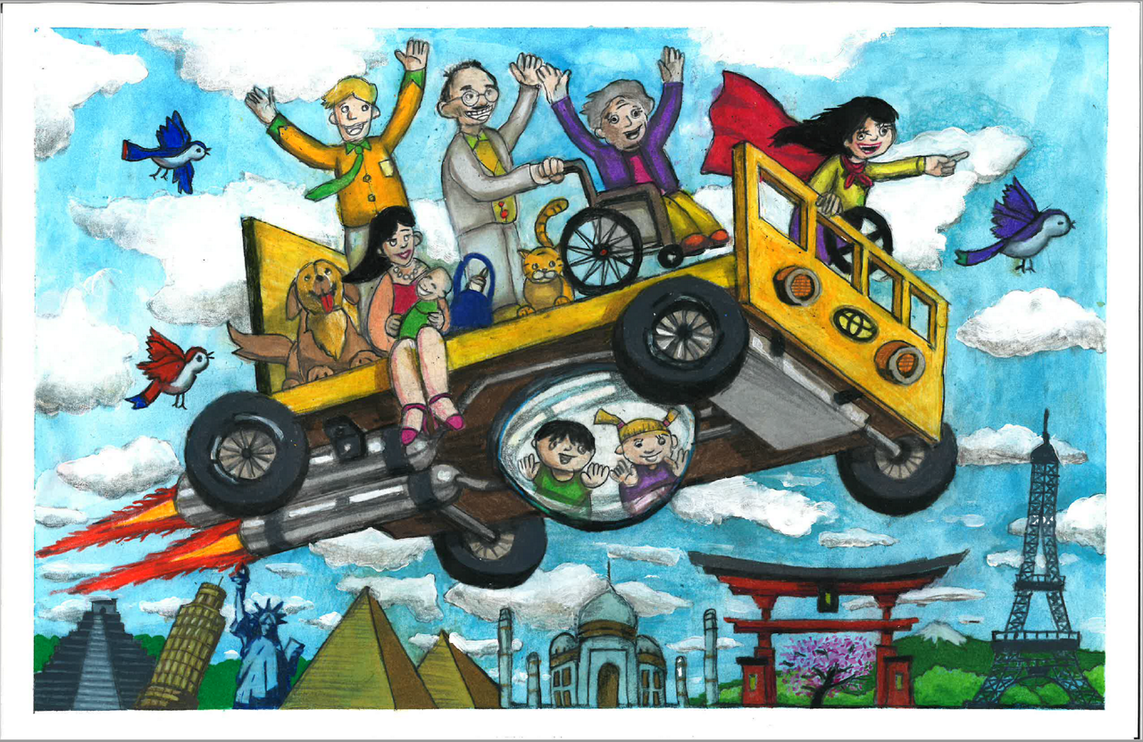 Kids across Canada designed vehicles to make the world a better place and nine are moving on to the global dream car art competition.
